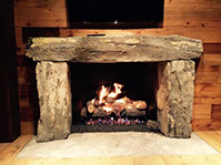 Fireplaces page button